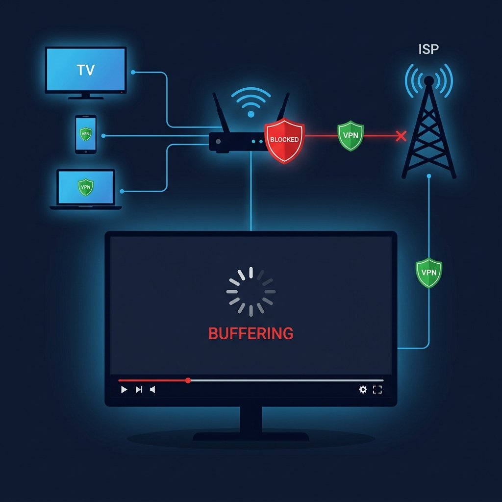 IPTV freezing fix 2026 - bypass ISP blocking guide